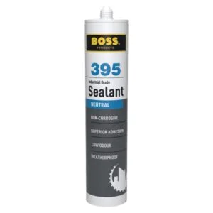BOSS 395 Clear (280ml) Industrial Silicone Sealant