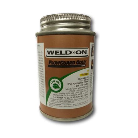 Weld-On Flowguard Gold - CPVC Yellow (118ml) - www.techsolute.com