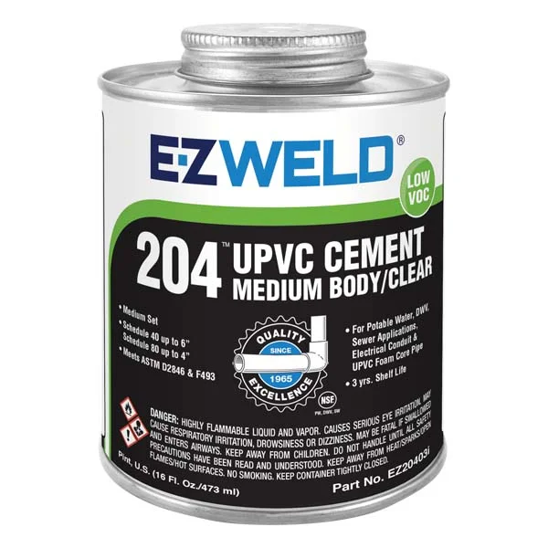 E-Z Weld 204 UPVC Cement 473ml