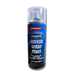 Pioneer Spray Paint - Matt Black (400ml)