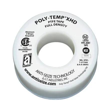 POLY-TEMP XHD PTFE Tape, 46230 Size 1/2″ x 260″
